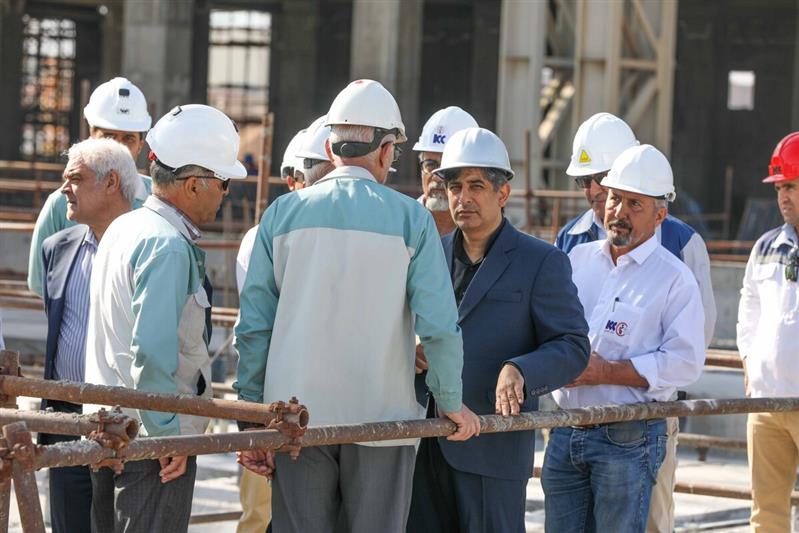 بررسی آخرین وضعیت اجرایی و پیشرفت پروژه نورد گرم ۲
