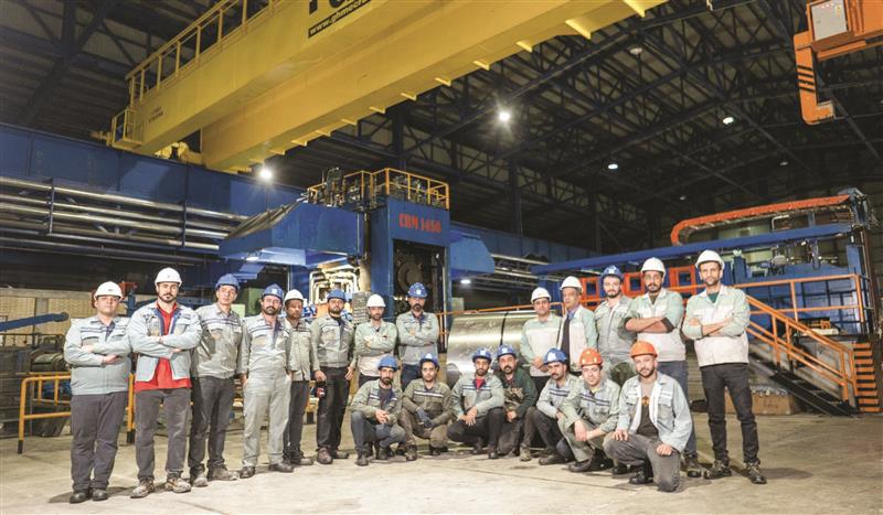 بهره‌برداری از خط نورد سرد ۱۴۵۰ در شركت نورد فولاد زرین شهركرد